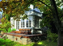 Stary dom po remoncie remont starego domu, dom szkieletowy, dom drewniany