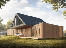 Podcieniowy Dom Audio-Widokowy - bryła Podcieniowy Dom Audio-Widokowy - bryła