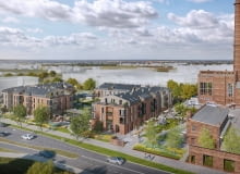 Cukrownia w Pruszczu Gdańskim. Etap 1 - widok od ul. Chopina Cukrownia w Pruszczu Gdańskim. Etap 1 - widok od ul. Chopina