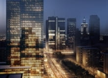 130-metrowy wieżowiec u zbiegu Prostej i Żelaznej na miejscu socrealistycznego budynku Mennicy