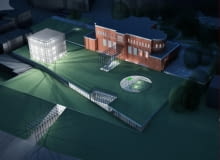 Rozbudowa Teatru polskiego w Szczecinie - I nagroda w konkursie architektonicznym, proj. Atelier Loegler