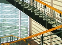 Klatka schodowa 2, akryl na płótnie, 33 x 27 cm, 2007. Klatka schodowa 2, akryl na płótnie, 33 x 27 cm, 2007.