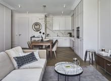 Francuski styl - mieszkanie na warszawskim Żoliborzu