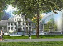 Aquarium - rozbudowa willi Neumann w Gliwicach na siedzibę PWIK