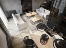 Ukłon w stronę czerni w luksusowym apartamencie Ukłon w stronę czerni w luksusowym apartamencie