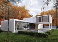 Dom Biały pawilon w Opypach pod Warszawą Dom Biały pawilon w Opypach pod Warszawą