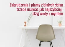 Do malowania ścian wybierz zmywalną farbę - znacznie łatwiej usuniesz z niej zabrudzenia