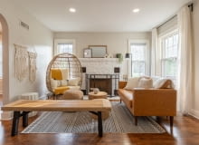 Wnętrze w zimowej szacie