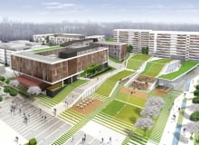 Wizualizacja nowego budynku UW na Ochocie apaka.pl