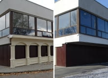 Dawny Pałac Ślubów w Sosnowcu - kilka miesięcy temu i dziś. Dawny Pałac Ślubów w Sosnowcu - kilka miesięcy temu i dziś.