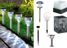 Oświetlenie ogrodu - lampy solarne Solarne lampy ogrodowe