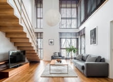 Mieszkanie z antresolą w stylu loftowym Mieszkanie z antresolą w stylu loftowym