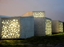 Przebudowa Muzeum Sztuki Współczesnej LaM w Lille. Autorką nowej części jest fracuska architektka Manuelle Gautrand architektka, manuelle gautrand, muzeum, francja