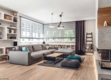 Rozmieszczanie mebli w salonie najlepiej zacząć od zaplanowania miejsca na kanapę meble, rozmieszczenie mebli, salon, pokój dzienny