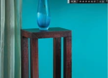 16.09.2005 DLA MIESIECZNIKA CZTERY KATY STOLIK ZTS ZROB TO SAM FORNIR KROK PO KROKU RENOWACJA STOLIKA - NOWY FORNIR DOM MIESZAKNIE WNETRZE WAZON KWIAT KOBALT NIEBIESKI NIEBIESKO STYLIZACJA MARIANNA BAUMAN FOT. LUKASZ ZANDECKI / AGENCJA GAZETA