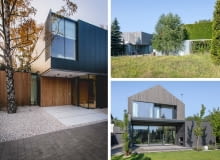 Zespół czterech domów na Ursynowie. Proj. 77 Studio architektury