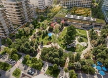 Ogrody Towarowa - widok z lotu ptaka