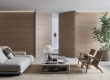 Drzwi Radius marki Rimadesio Mieszkanie z ruchomymi ścianami