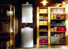 Kocioł gazowy w spiżarni Gazowy kocioł kondensacyjny w spiżarni