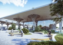 Dworzec Metropolitalny w Lublinie. Proj. Tremend.