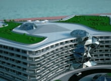 Wizualizacja Hotelu Gołębiewski, który ma powstać w Łebie Hotel, Golebiewski, Leba