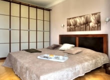 WNETRZA , POKOJ , SYPIALNIA , MEBLE - SZAFA WNEKOWA , LOZKO