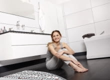 Maty grzejnej nie układa się pod elementami stałej zabudowy np. wannami, brodzikami Maty grzejnej nie układa się pod elementami stałej zabudowy np. wannami, brodzikami