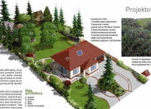 Projekt ogrodu w zaciszu jodeł Projekt ogrodu w zaciszu jodeł