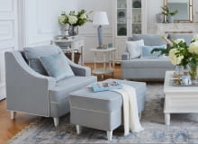 Fotel NOTTING HILL MV błękitny Fotel NOTTING HILL MV błękitny