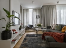 Aranżacja 80-metrowego mieszkania projektu HOLA Design