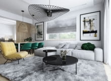 Wnętrza inspirowane naturą - projekt pracowni O.S.A design