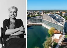 Z lewej: Katarzyna Głażewska, Plus3-architekci; Z prawej: Akademia Muzyczna w Bydgoszczy