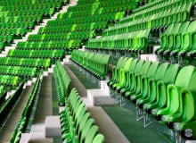 Krzesła Abacus na stadionie w Budapeszcie Krzesła Abacus na stadionie w Budapeszcie