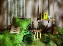 12.05.2016 Warszawa . Wnetrza , Kolor i Wzor , temat LAS , PLAZA , OGROD , sesja dla magazynu Cztery Katy , stylizacja Joanna Plachecka .Fot. Michal Mutor