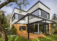 Dom na warszawskim Mokotowie. Proj. Exterio Dom na warszawskim Mokotowie. Proj. Exterio