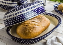 Chlebak Ceramika Bolesławiec - dek. 166A (drugi gatunek)