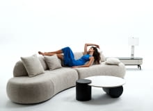 MILOO HOME Sofa Bubbly 3-osobowa bez podłokietników MILOO HOME Sofa Bubbly 3-osobowa bez podłokietników