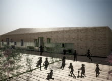 Zwycięski projekt przedszkola i żłobka w miejscowości Brigniano Gera d'Adda we Włoszech autorstwa m.in. Polki Karoliny Studzińskiej. konkurs, włochy, przedszkole, Karolina Studzińska