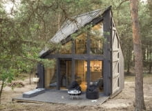 Bookworm Cabin w Adelinie. Proj. POLE Architekci.