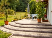 Taras na gruncie Taras na gruncie