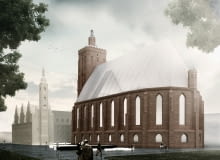 Wizualizacja fary w Gubinie Wizualizacja fary w Gubinie