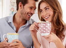 Jak się ogrzać? Kubek jumbo malinowy, Tchibo, 25,95 zł