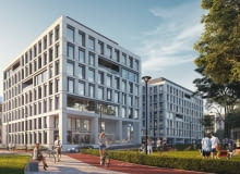 Biurowiec REACT w Łodzi. Proj. Litoborski+Marciniak