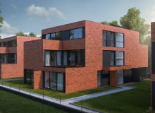 Projekt klinkierowych willi - Paweł Lis Architekci