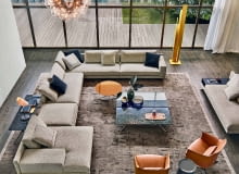 Zacieranie granicy między pokojem a tarasem pogłębia wrażenie przestronności. Zdjęcie: Poliform, www.mood-design.pl Zacieranie granicy między pokojem a tarasem pogłębia wrażenie przestronności. Zdjęcie: Poliform, www.mood-design.pl