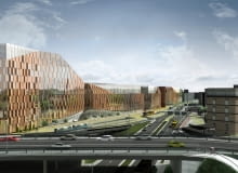 Projekt budynku przy ul. Pawiej biurowiec Pawia