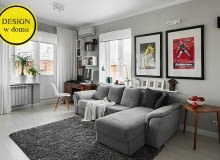 Małe mieszkanie w Moskwie; proj. Maxim Tikhonov z m2project. Małe mieszkanie w Moskwie; proj. Maxim Tikhonov z m2project.