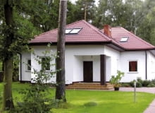 ONE TIME USE ONLY DO JEDNOKROTNEJ PUBLIKACJI DOM MUROWANY PARTEROWY Z UZYTKOWYM PODDASZEM BEZ GARAZU FOT. LILIANA JAMPOLSKA PUBLIKACJA LADNY DOM NR 1 (111) - 1 2008