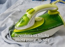 Nie szorujmy żelazka metalowym zmywakiem, bo może to uszkodzić powierzchnię