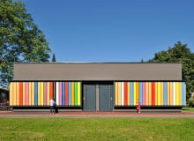 Rozbudowa przedszkola w Słowenii. Autorami projektu są architekci z pracowni Arhitektura Jure Kotnik. przedszkole, Słowenia, Lublana, Arhitektura Jure Kotnik